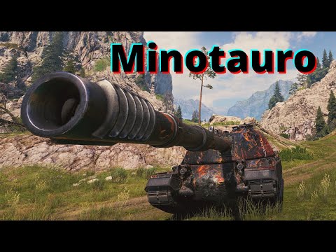World of Tanks 4 Kills 9,3k damage Minotauro - My battle My rules