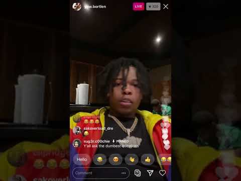 YNW Bortlen Instagram live