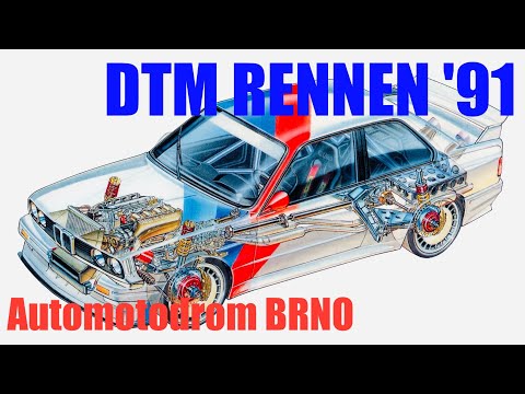 DTM 1991 Brünn Automotodrom BRNO Rennen Lauf 21 & 22 Highlights