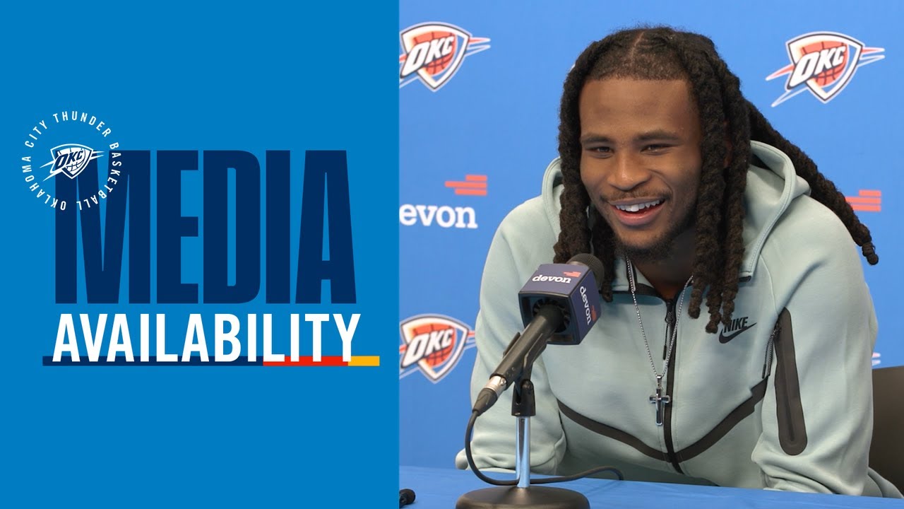 Cason Wallace on OKC's mentality at halftime | Post Game Media | December 05, 2025