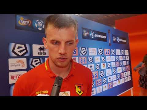 Łukasz Burliga po przegranym meczu z Wisłą Kraków 2018-04-29