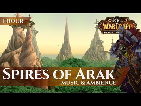 Spires of Arak - Music & Ambience (1 hour, 4K, World of Warcraft Warlords of Draenor aka WoD)