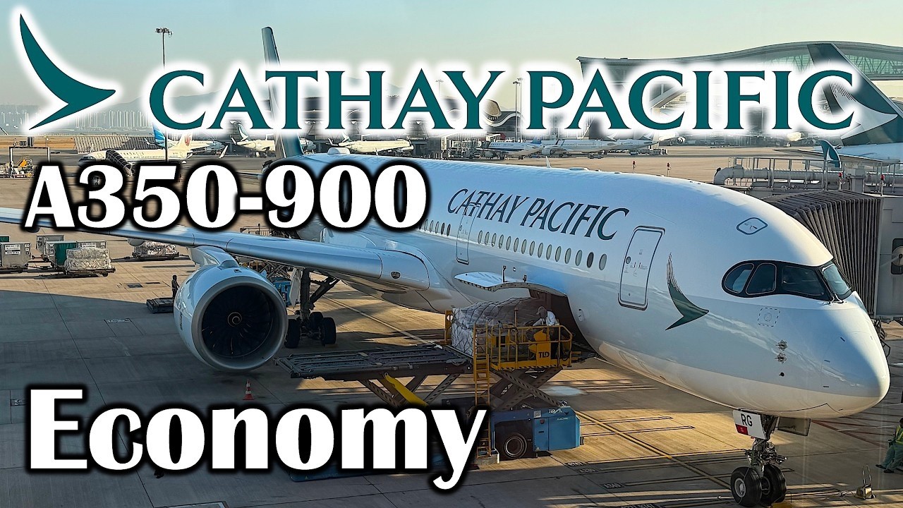 CATHAY PACIFIC Hong Kong - Shanghai Pudong | Airbus A350-900 | Economy Flight Report