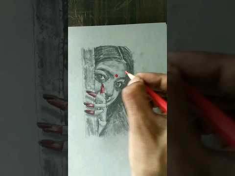 New portrait sketch draw #shortsviral #bollywoodsongs #sketch #sajnisong #artandcraft