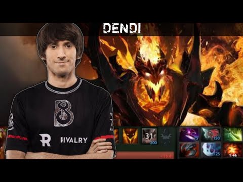 BACK MID DENDI Shadow Fiend Nevermore  - Dota 2 Highlights [Watch & Learn]