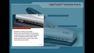 Swingline EasyView Light Touch Desktop Hole Punch Demo Video - 74065