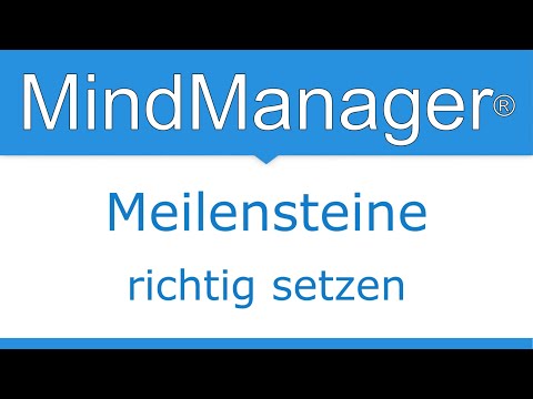 Meilensteine – so geht's im MindManager.