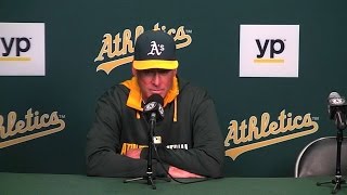 MIN@OAK: Melvin discusses Lester&#39;s dominant start