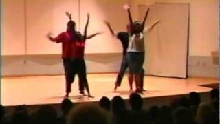 New College Dance Tutorial 2004 - Queen "Don't Try Suicide" (Saved By the Bell Caffeine Skit Intro)