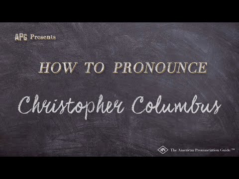 How to Pronounce Christopher Columbus (Real Life Examples!)