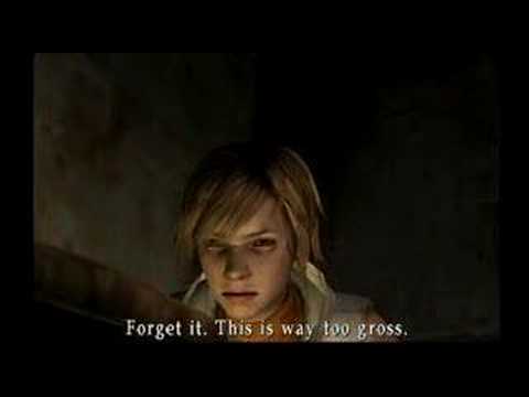 Silent Hill 3 Cutscene - Bathroom Stall Joke Scene