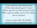Lee Ann Womack - A Man With 18 Wheels Lyrics
