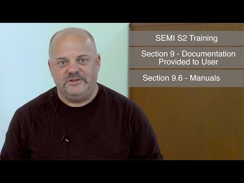 SEMI S2 - Section 9 Manuals Part 4 with High Tech Design Safety