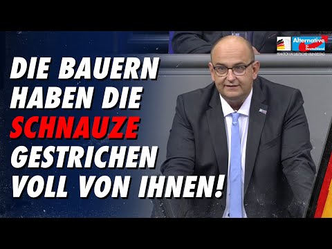 Die Bauern haben die Schnauze gestrichen voll von Ihnen! - Stephan Protschka - AfD-Fraktion