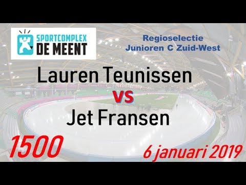 Lauren Teunissen vs Jet Fransen 1500 De Meent 20190106