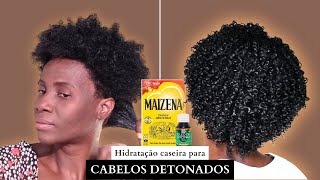 2 Receitinhas caseiras que SALVARAM o meu CABELO DETONADO c/ MAIZENA & ÓLEO DE RÍCINO