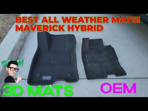 The BEST All Weather Aftermarket Mats for Hybrid Ford Maverick ! For Ecoboost too! 3D maxspider