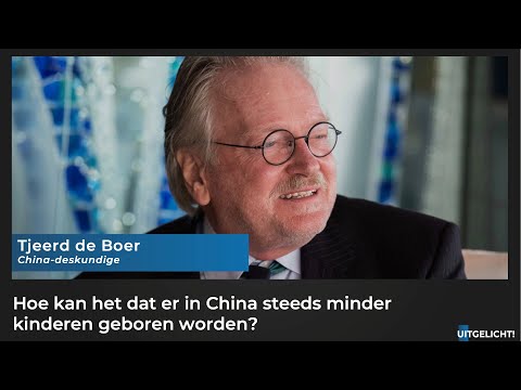 Uitgelicht! 30 september 2021 - Tjeerd de Boer over lage geboortecijfer in China
