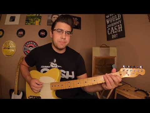 Luther Perkins Pickin on a 1948 Silvertone 1300 Amp