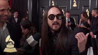 Steve Aoki | Red Carpet | 59th GRAMMYs