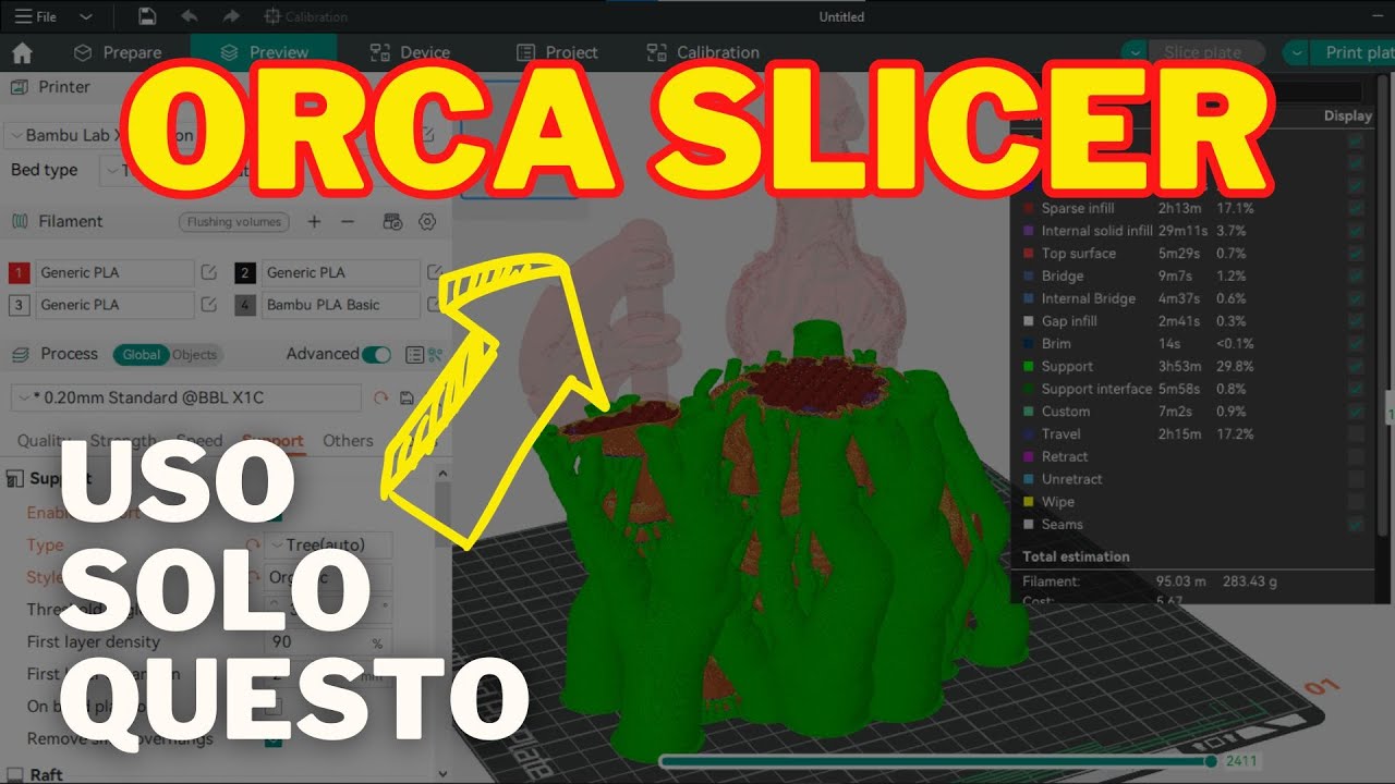 Corso Orca Slicer - Si inizia ! Impostazione stampante 3D (ft. Bambu Studio)