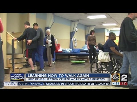 UMD 'walking school' helps amputees learn to walk again