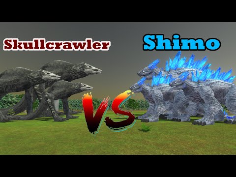 Skullcrawler vs Shimo - Animal Revolt Battle Simulator