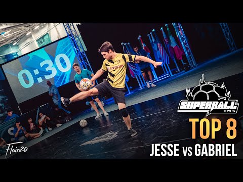 Jesse vs Gabriel Parke - Top 8 | Super Ball World Freestyle Football Open 2025