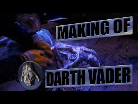 Making of Darth Vader sculpture