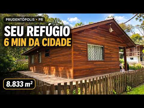 Chácara à venda em Prudentópolis/PR | 8.833 m², piscina e 2 suítes | R$ 750 mil