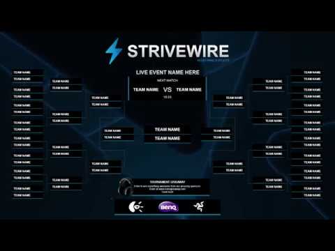 StriveWire - E-Sports Tournament Livestream Graphics