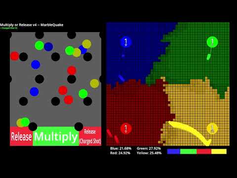Multiply or Release + Charged Shot #14 | Marble Race in Godot