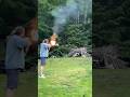 Flaming arrow fail