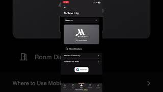 How To Unlock A Marriott Hotel Room Door And Other Facilities Using Mobile Key (With VoiceOver)