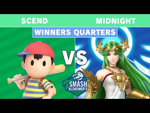 Smash Alzheimer's Invitational - Scend (Ness) Vs. Midnight (Palutena) - Winners Quarters