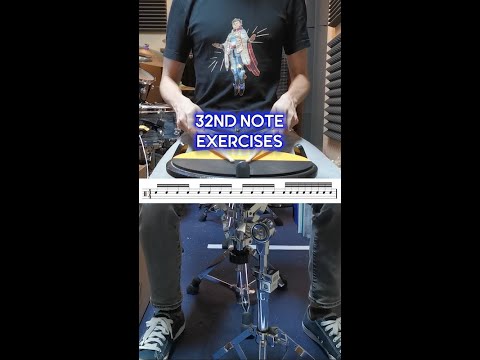 32nd Note Subdivisions - Intermediate Drum Lesson