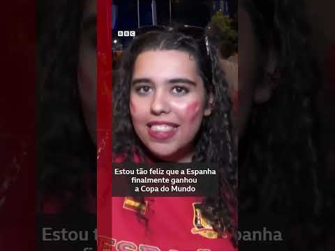 ‘Que bonito que foi’: a festa dos torcedores da Espanha 🇪🇸🎉