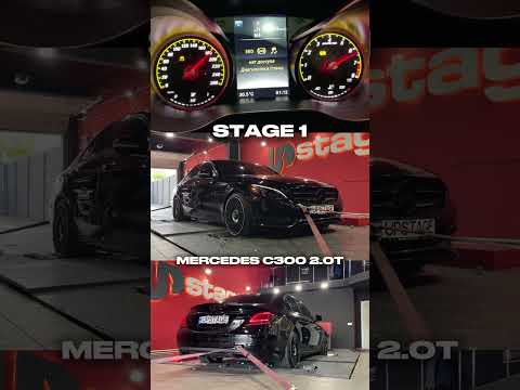 STAGE 1 | Mercedes C300 2.0T #chiptuning #stage1
