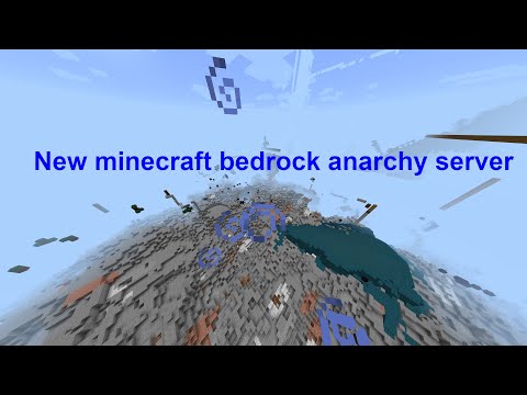 New Minecraft Bedrock Edition anarchy server!