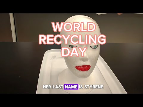 Meet my friend Poly Styrene for World Recycling Day