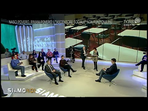 Siamo Noi, 15 aprile 2019 – Povertà educativa e ascensore sociale, quale futuro per i giovani?