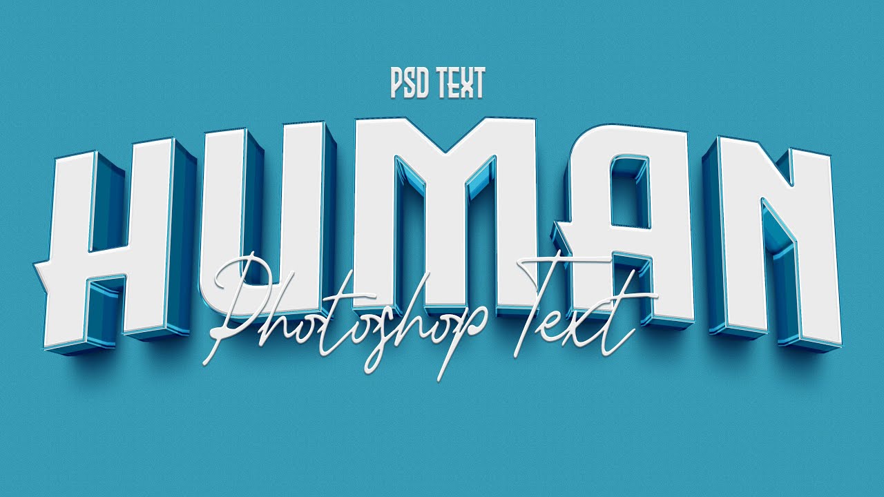 Premium PSD 3D Text Effect in Photoshop – Ultimate Guide for Stunning Typography! 31 PSD FREE