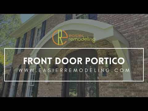 Front Door Portico Build