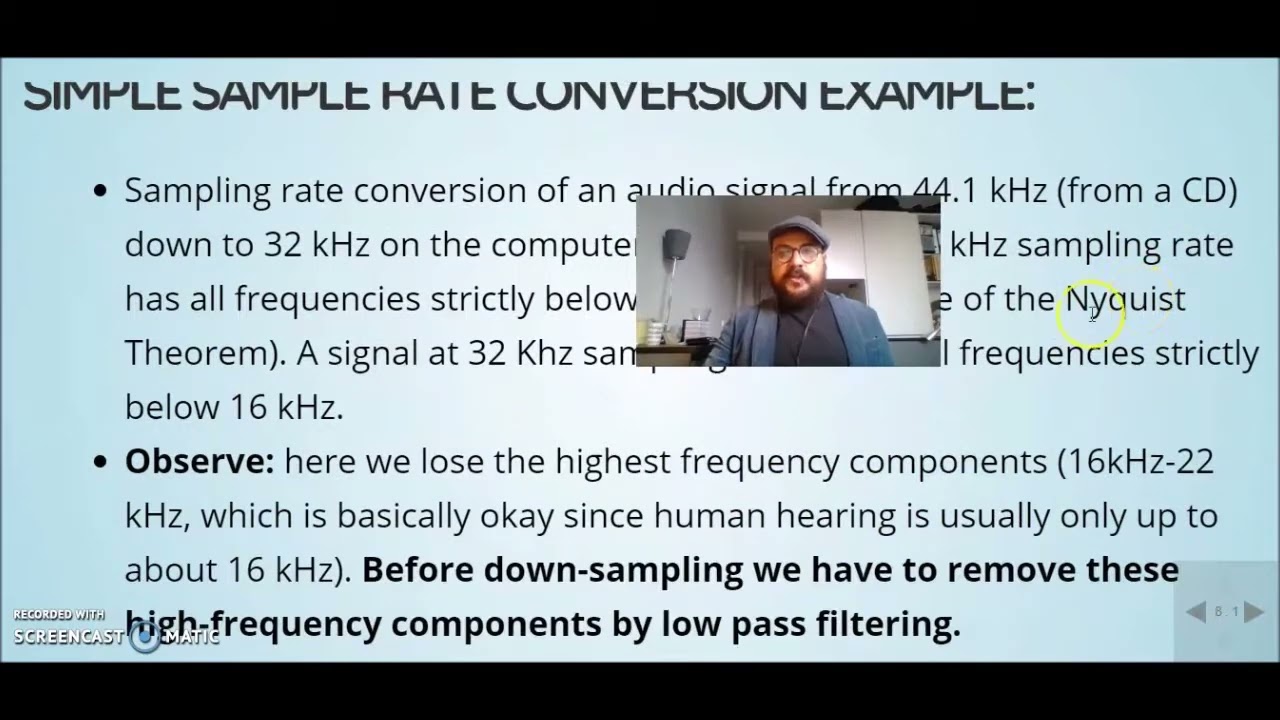 Multirate Signal Processing: 01 - Introduction - 07 Simple Sample Rate Conversion Example