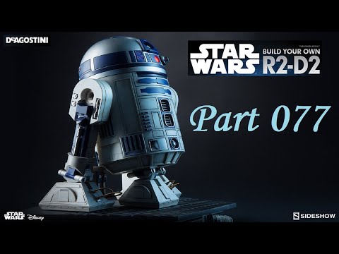 Deagostini Star Wars Bau deinen R2-D2 Part 77 - Lichtschwertfach und Anschluss der Elektronik!