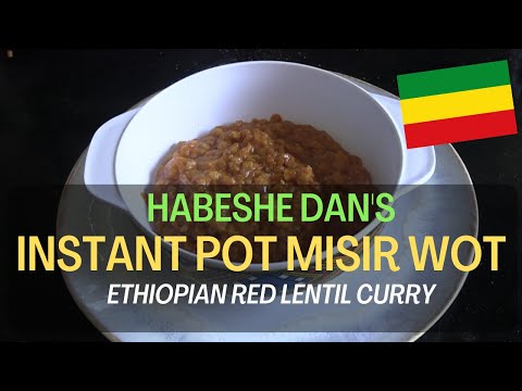 Instant Pot Misir Wot / Red Lentil Curry (Habeshe Dan's Top Recipes)