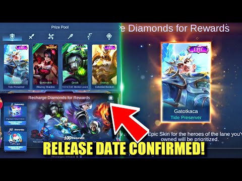 GET EPIC SKIN FOR 100 DIAMONDS CONFIRM RELEASE DATE | MOBILE LEGENDS