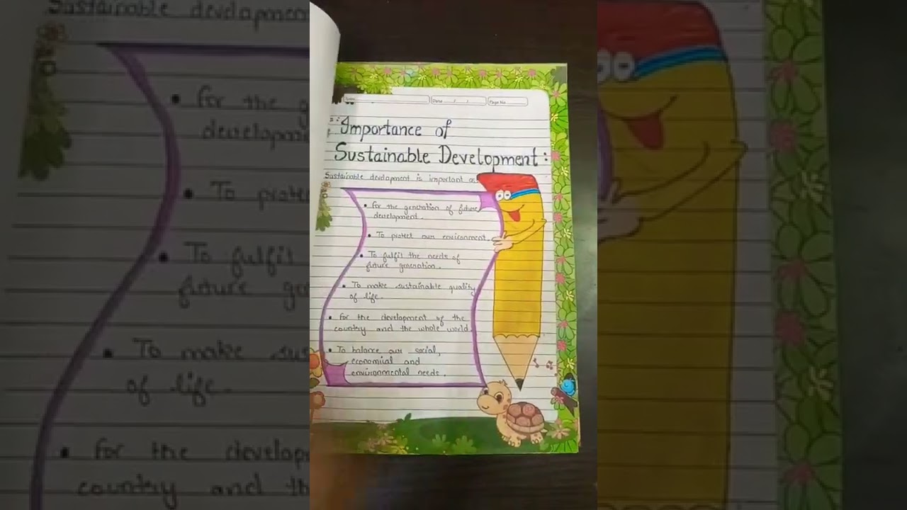 full video in description | pdf in description #project file on Sustainable Development #shorts#👍🤩