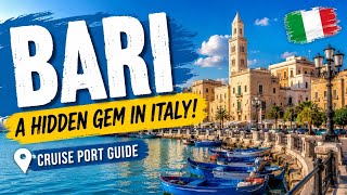 Let's Find The Awesome Parts Of A Cruise Port In Bari, Italy! #bari #italy 