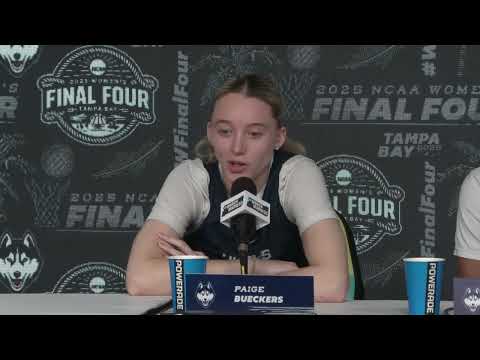 UConn Final Four Pregame Press Conference - 2025 NCAA Tournament